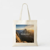 Neon City Nights - Futuristische Skyline Art Canva Tote Bag (Achterkant)
