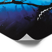 Neon City Shadows – Surrealistische stedelijke Dre Poster (Hoek)