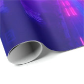 Neon City Synthwave Sunset XL Area Rug Cadeaupapier (Rol Hoek)