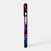 Neon Cityscape iPhone 16 Hoesje (Linkerkant)