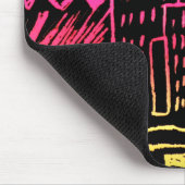 Neon Cityscape Muismat (Hoek)