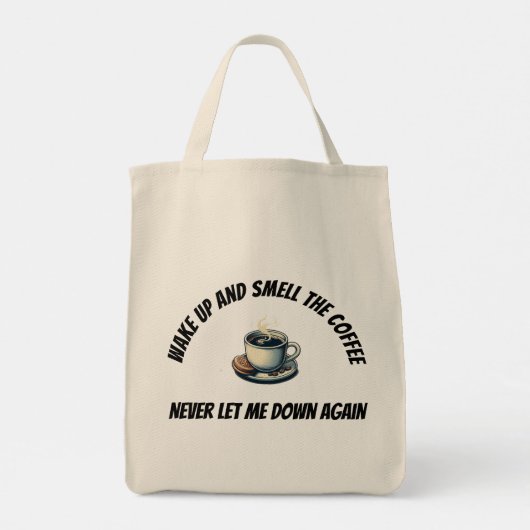 Neon Cityscape Tote Bag (Achterkant)