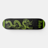 Neon Classic Dragon, vooraf samengesteld volledig Persoonlijk Skateboard (Horizontaal)