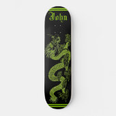 Neon Classic Dragon, vooraf samengesteld volledig Persoonlijk Skateboard (Voorkant)