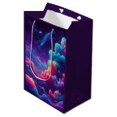 Neon Cloud Bag Medium Cadeauzakje (Voorkant Gekanteld)
