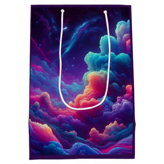 Neon Cloud Bag Medium Cadeauzakje (Achterkant)