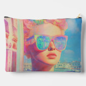 Neon Coastal Beauty met zonnebril Etui (Achterkant)