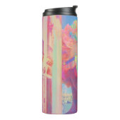 Neon Coastal Beauty met zonnebril Thermosbeker (Gedraaid links)