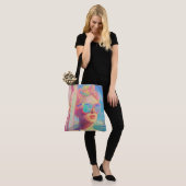 Neon Coastal Beauty met zonnebril Tote Bag (Op model)