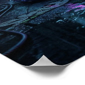 Neon Cobra Cyber Steeg Poster (Hoek)