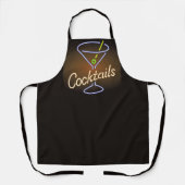 Neon Cocktails Bord Schort (Voorkant)