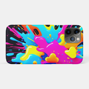 Neon Color Splash Art Case-Mate iPhone Case