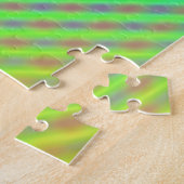 Neon Color Striped Patroon Legpuzzel (Zijkant)