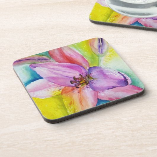 NEON COLORED LILY ONDERZETTERS (Linkerzijde)