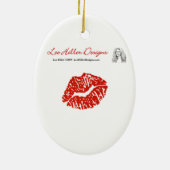 Neon Colors Peacock Feather Keramisch Ornament (Achterkant)