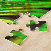 Neon Colors Peacock Feather Legpuzzel (Zijkant)