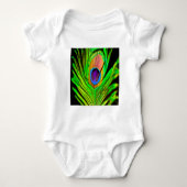 Neon Colors Peacock Feather Romper (Voorkant)