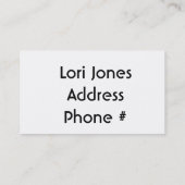 Neon Colors Visitekaartjes Titel en Tekst aanpasse (Achterkant)