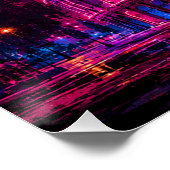 Neon Colosseum Perfect Poster (Hoek)