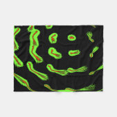 Neon Cometflare Fleece Blanket Deken (Voorkant (Horizontaal))