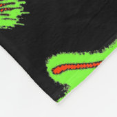 Neon Cometflare Fleece Blanket Deken (Hoek)