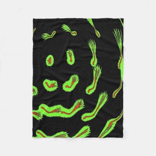 Neon Cometflare Fleece Blanket Deken (Voorkant)