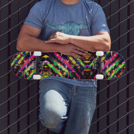 Neon Confetti Party Skateboard (Buiten 3)