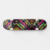 Neon Confetti Party Skateboard (Horizontaal)