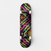 Neon Confetti Party Skateboard (Voorkant)
