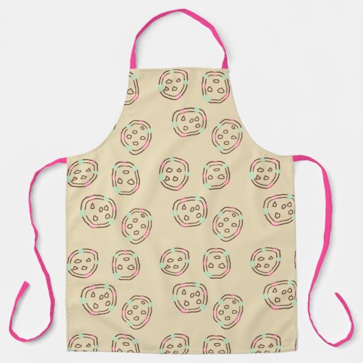 Neon Cookies schort (Voorkant)