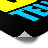 Neon Cool Story Bro Poster (Hoek)