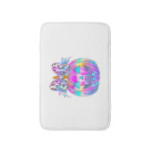 Neon Coquette Halloween Pumpkin Badmat (Voorkant Verticaal)