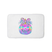 Neon Coquette Halloween Pumpkin Badmat (Voorkant)