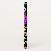 Neon Cosmic Cats iPhone Case – Kleurrijke Glow-in- (Achterkant / rechts)