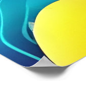 Neon Cosmos Abstract Design Poster (Hoek)