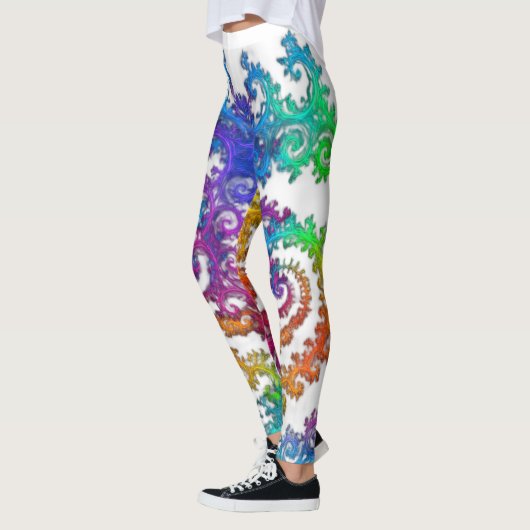Neon Cosmos Spiral Leggings (Links)