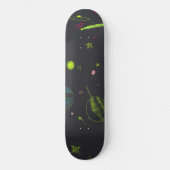 Neon Cosmos Universe Cool Skateboard Deck (Voorkant)