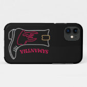 Neon Cowboy Boot  naam Case-Mate iPhone Case (Achterkant (horizontaal))