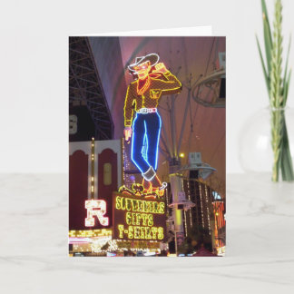 Neon Cowboy Sign Las Vegas Kaart