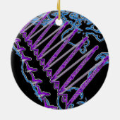 NEON CRANE OPERATOR CRANE NORTH AMERICA MAP NEON KERAMISCH ORNAMENT (Achterkant)