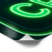 Neon Crappie-Poster Perfect Poster (Hoek)