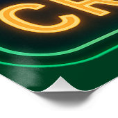 Neon Crappie Poster Print (Hoek)