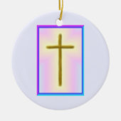 Neon Cross Memorial Ornament (Voorkant)