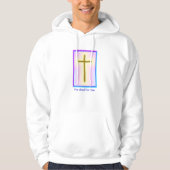 Neon Cross stierf voor mij. Hoodie (Voorkant)