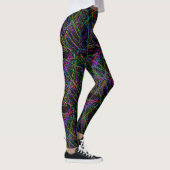 Neon Crosshatch: Infinite Grid 2 Leggings (Rechts)