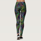 Neon Crosshatch Infinite Grid Leggings (Achterkant)