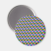 Neon Crosshatch Magnet (Voorkant / Achterkant)