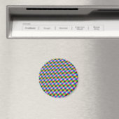 Neon Crosshatch Magnet (Insitu (Vaatwasser))