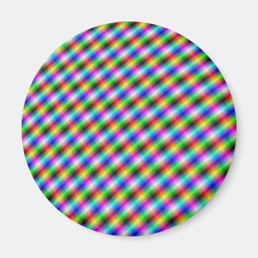 Neon Crosshatch Magnet (Voorkant)