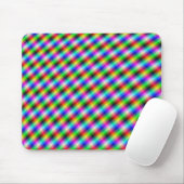 Neon Crosshatch Mousepad Muismat (Met muis)